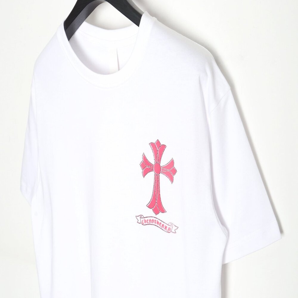 Chrome Hearts Cross Print Rhinestone T-shirt - Picture 3 of 9